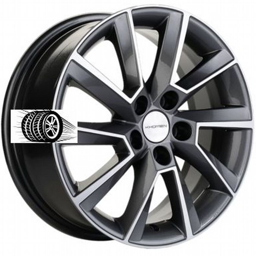 Литые диски Khomen Wheels 6×R16 5×105