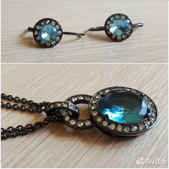 Комплект с кристаллами Swarovski