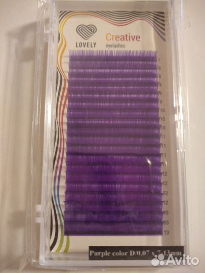 Ресницы для наращивания цветные