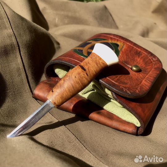 Сумка складная на пояс с ножом