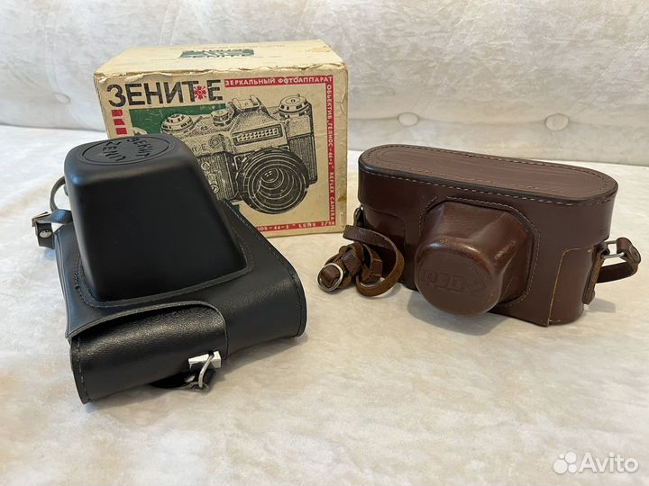 Пленочные фотоаппараты фэд-2 и Зенит Е