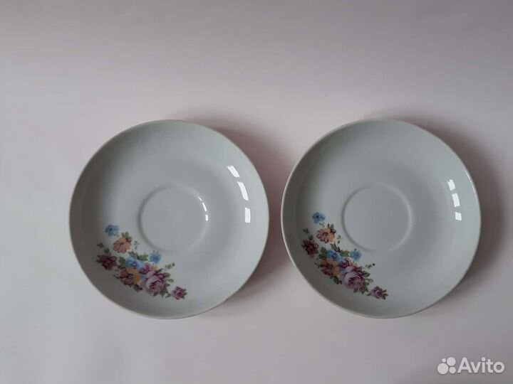 Чайная пара дулево СССР фарфор