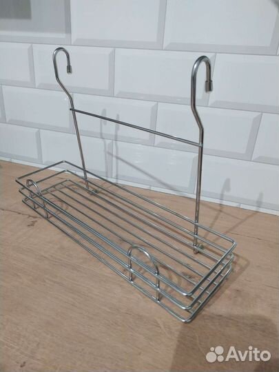 Полки на рейлинги хром