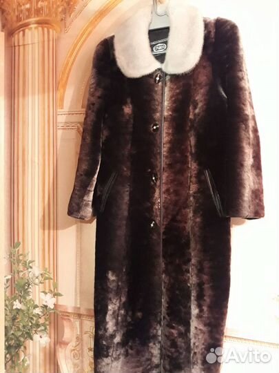 Шуба мутоновая 48 размер