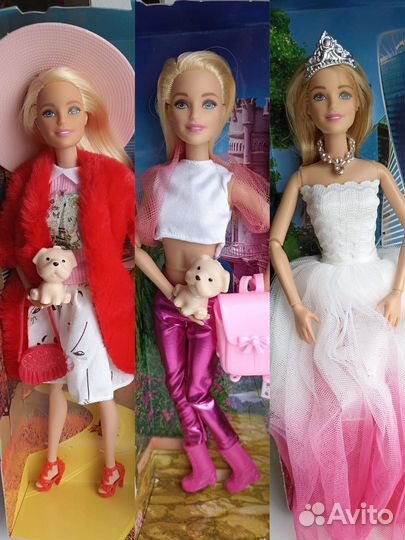 Кукла 3 шт барби Mattel гибрид шарнирная на Софии