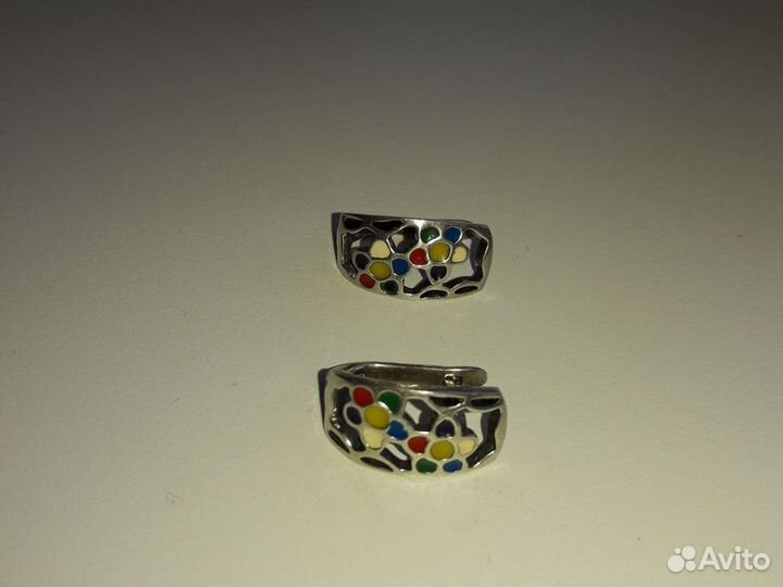 Серьги серебряные 925 проба