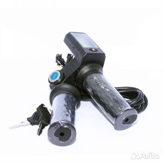 Ручка газа с дисплеем и замком зажигания 48v - 60v