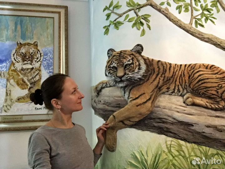 Роспись стен Барельеф