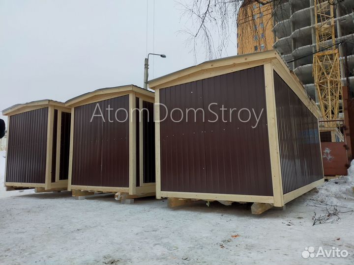 Вагончик с надежной крышей