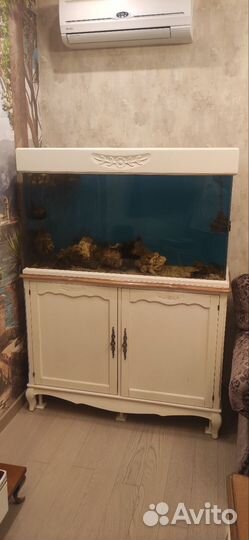 Морской аквариум с тумбой 250 литров