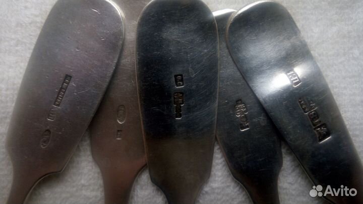 Серебряные столовые ложки. Царское серебро 84 проб