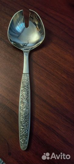 Ложка Салатная, для гарнира. Мельхиор