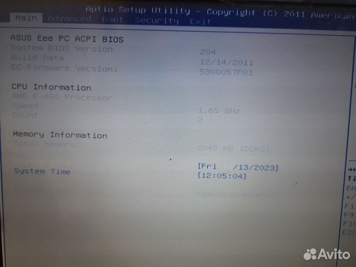 Нетбук Asus 1225B
