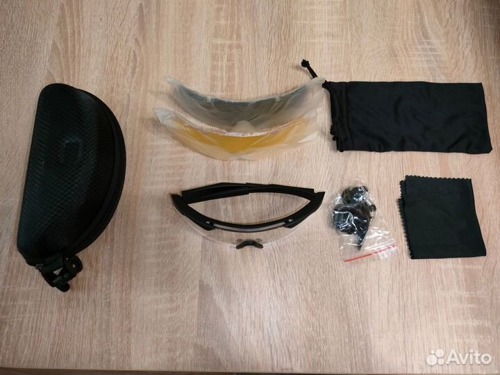 Очки тактические UV400 3 линзы 2.5мм