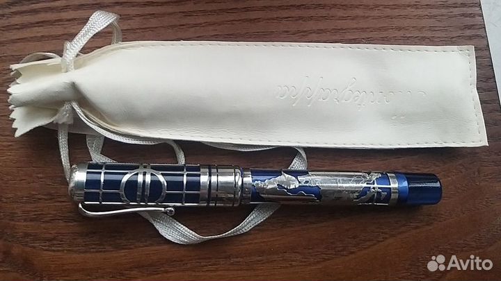 Ручка перьевая Montegrappa редкая винтаж серебро
