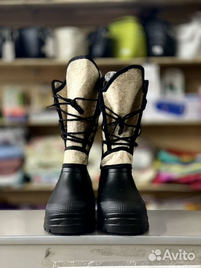 Сапоги зимние из войлока