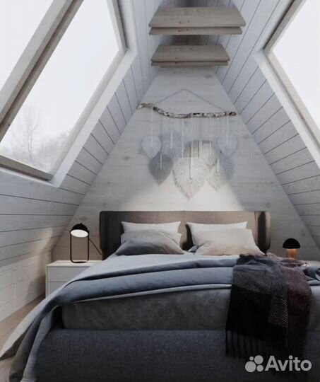 Афрейм два этажа под ключ