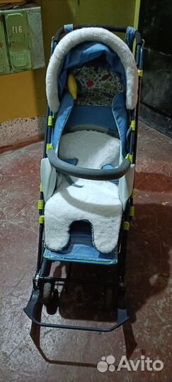 Коляска санки