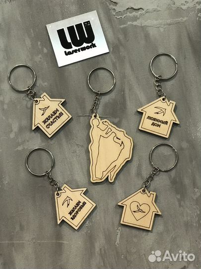 Брелок из фанеры