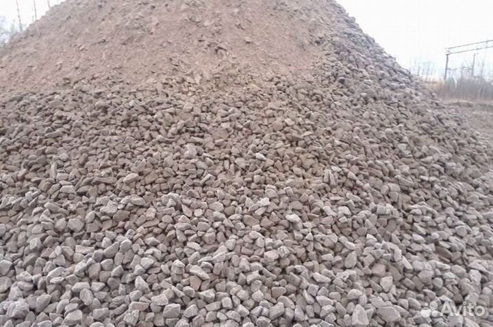 Щебень доломитный