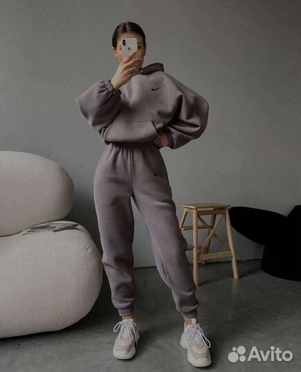 Тёплый мягкий спортивный костюм