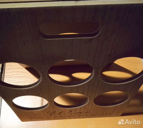 Деревня подставка для винных бутылок