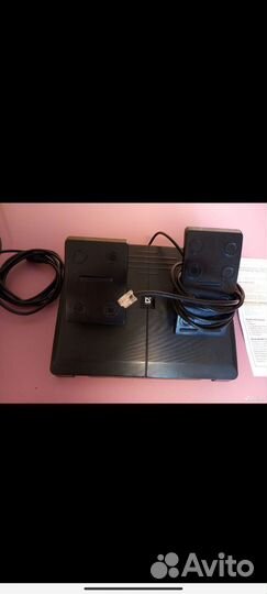 Игровой руль с педалями defender