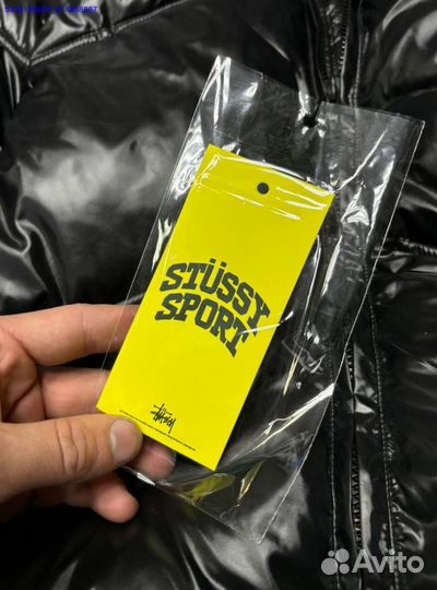 Пуховик Stussy с эффектным блеском