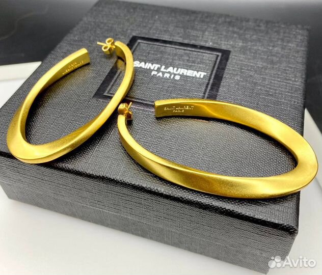 Серьги Saint Laurent