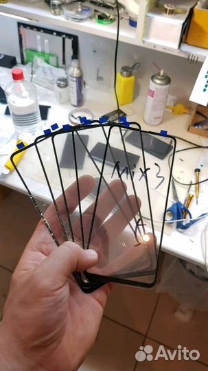 Стекло дисплея Xiaomi mi Mix 2 / mi Mix 3 замена