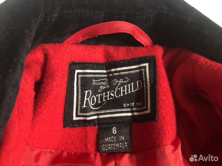 Пальто для девочки 5-7