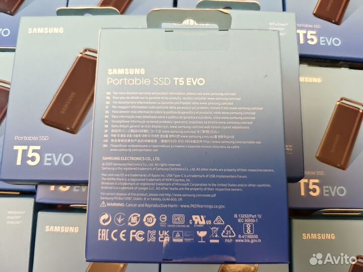 4TB Samsung T5 Evo Внешний SSD (Новые)