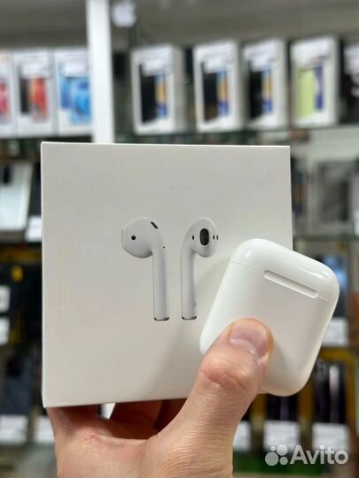 Беспроводные наушники apple airpods 2