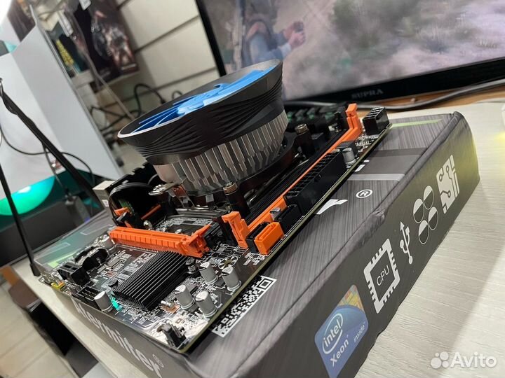 Комплект 2011+xeon e5 2620+16gb ddr4