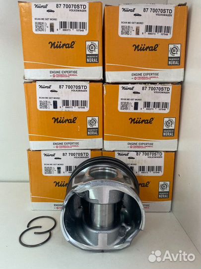 Комплект поршней Nural 3.0 TDI BUN, BUG, BKS STD