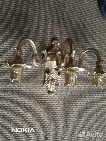 Бронзовый подсвечник