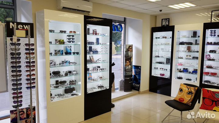 Торговая витрина для оптики