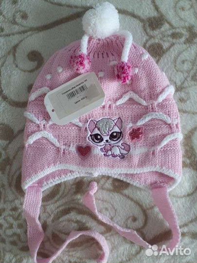 Шапка для девочки 1-2 года