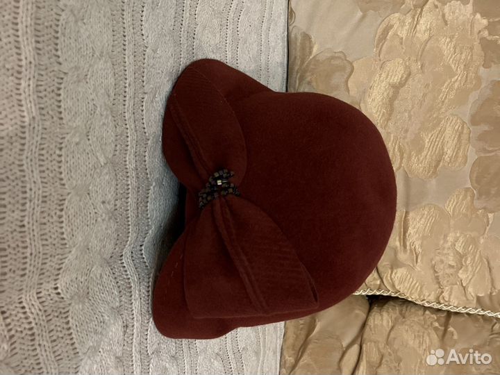 Шляпа фетровая женская