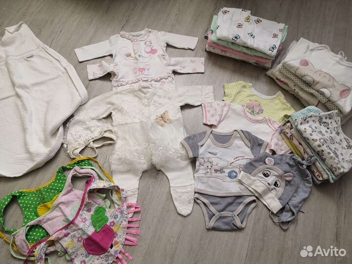 Все для девочки с рождения до 3 мес. пакетом