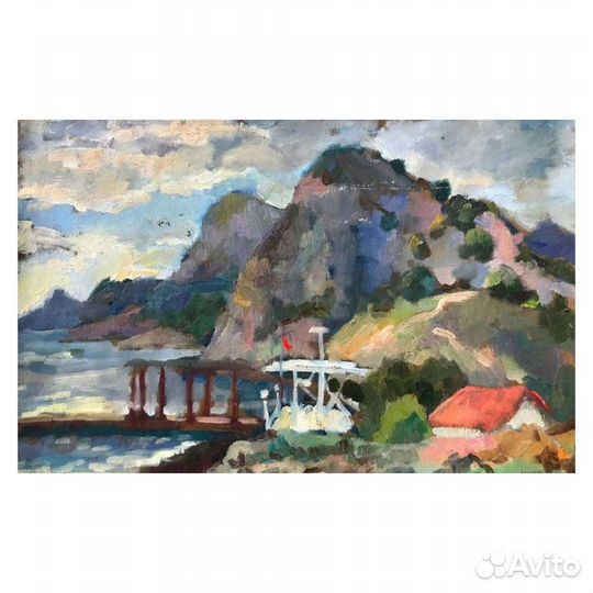Пейзаж маслом, Крым