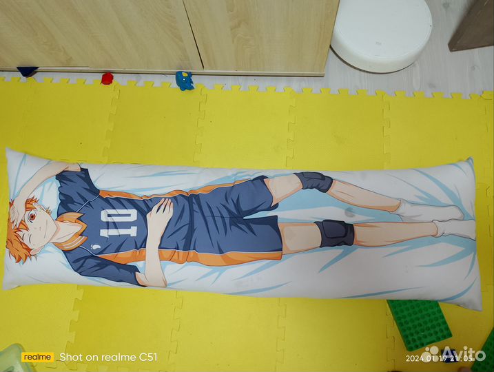 Подушка дакимакура аниме 50*150