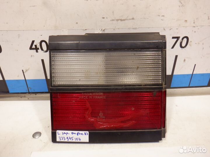Фонарь задний внутренний левый VW Passat B3