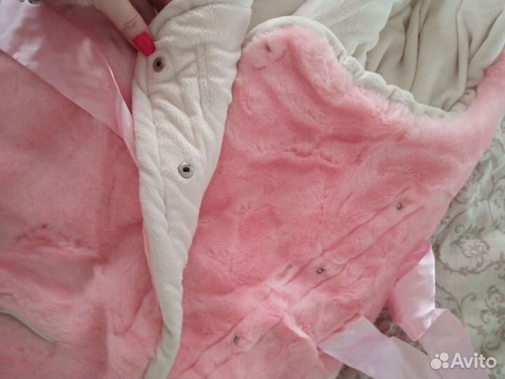 Конверт на выписку зимний для девочки