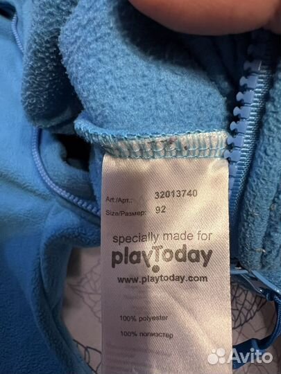 Флисовый комбинезон 92