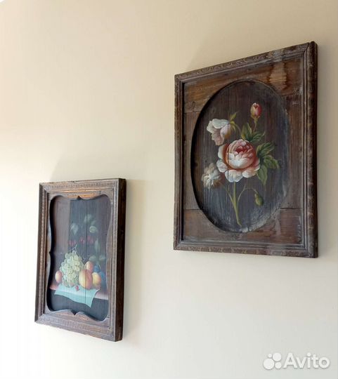 Картина на старинных досках