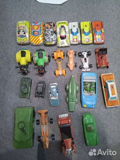 Машинки, гонки, танки времён СССР