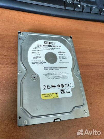 Жесткий диск Western Digital SATA 80Гб