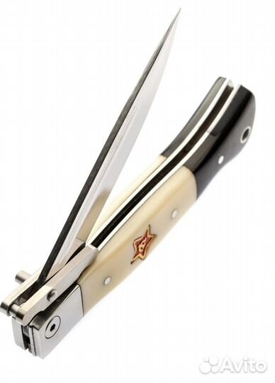 Нож складной финка с гардой