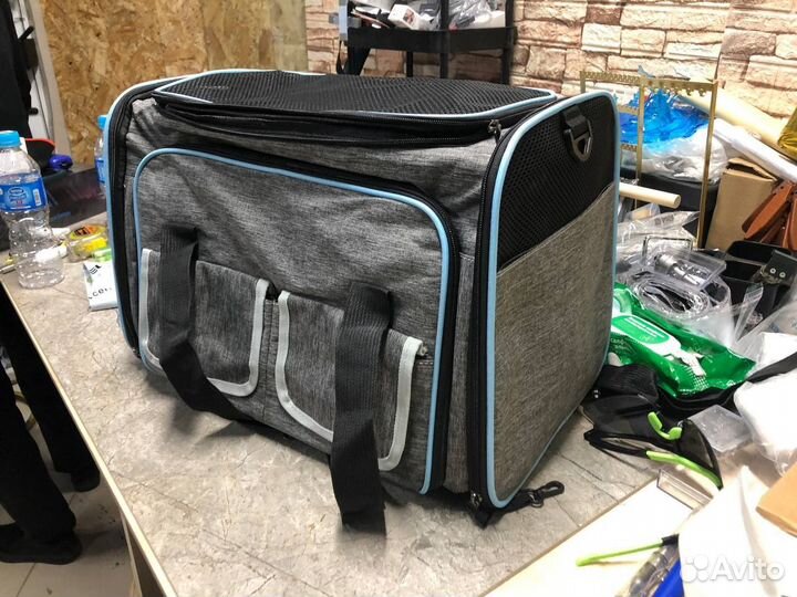 Сумка переноска для собак и кошек большая